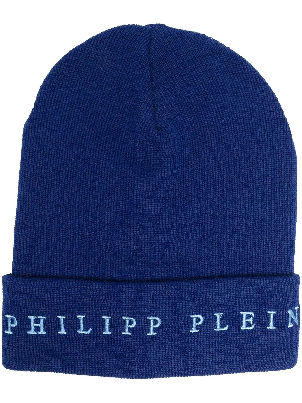 

Philipp Plein gorro con logo bordado - Azul