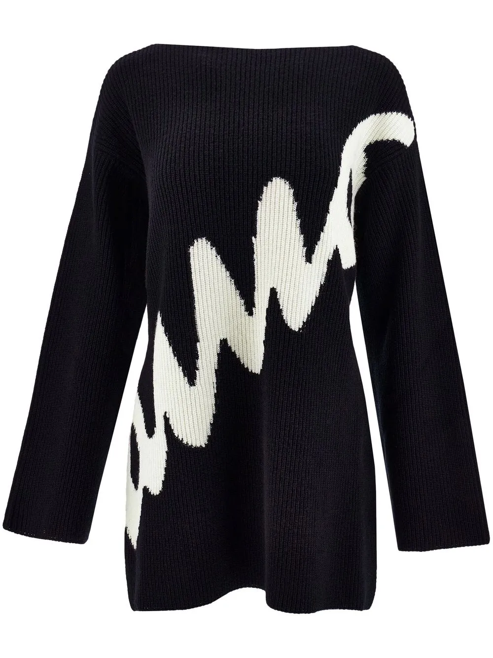 

Ferragamo Fantasy long-sleeve knit jumper - Black