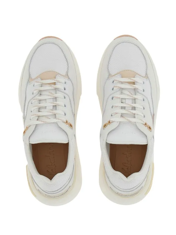 FERRAGAMO／フェラガモ COSMA LOW MULTICOLOR Ferragamo Cosma low-top Sneakers | Neutrals | FARFETCH AO