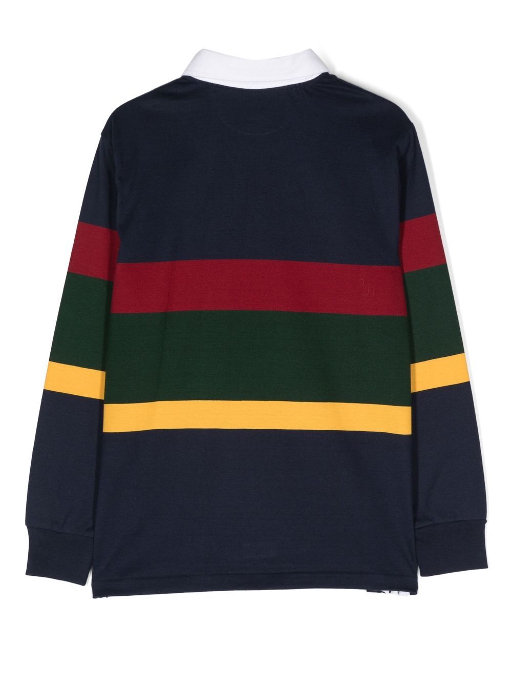 Ralph Lauren Kids Gestreept rugbyshirt - Blauw