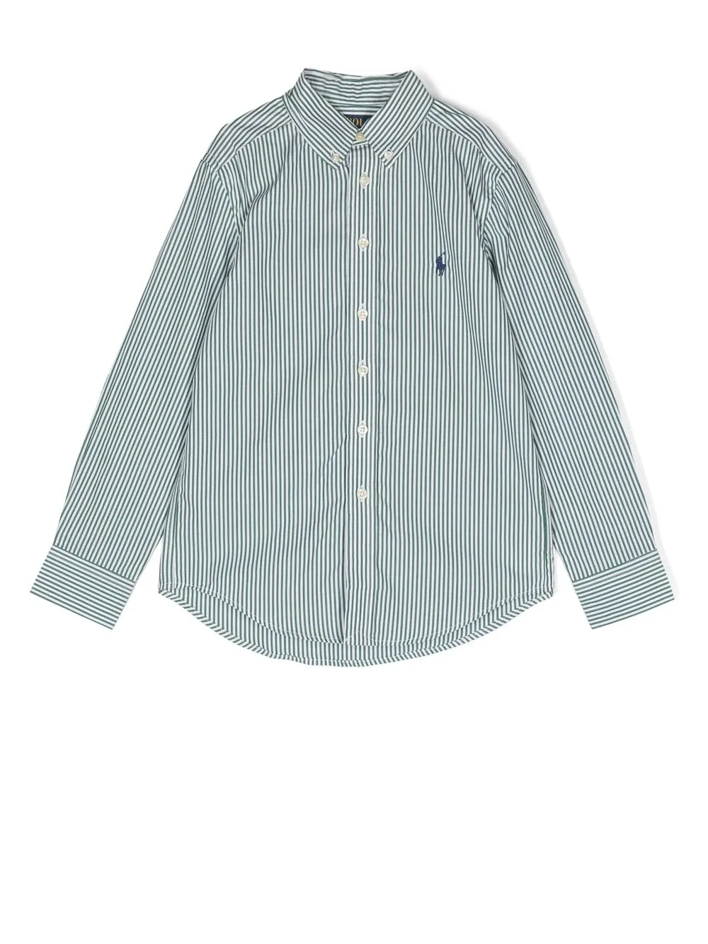 

Ralph Lauren Kids striped button-up shirt - Green