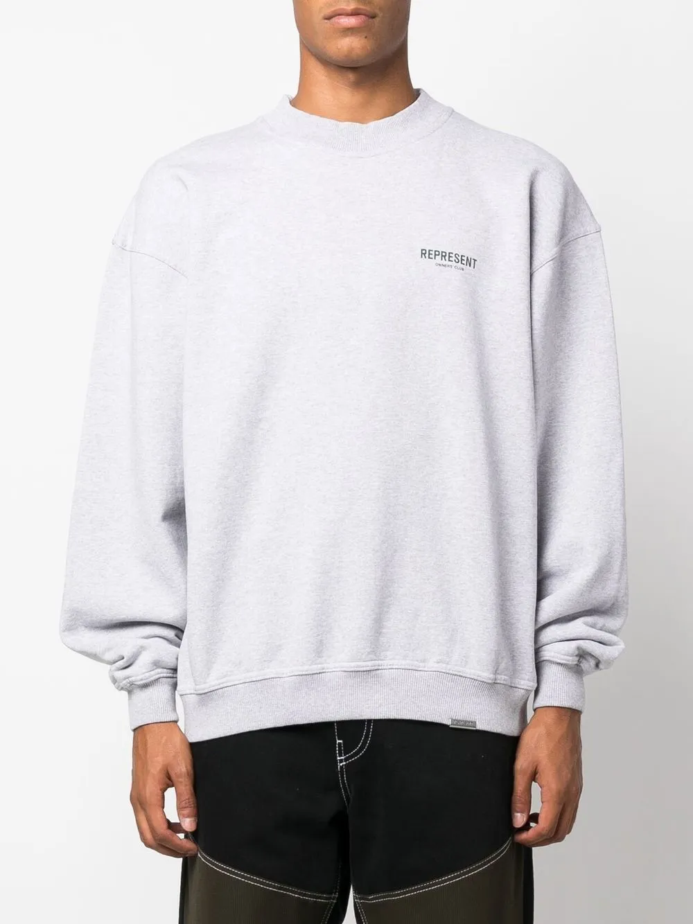 Represent logoprint Oversize Jumper Farfetch