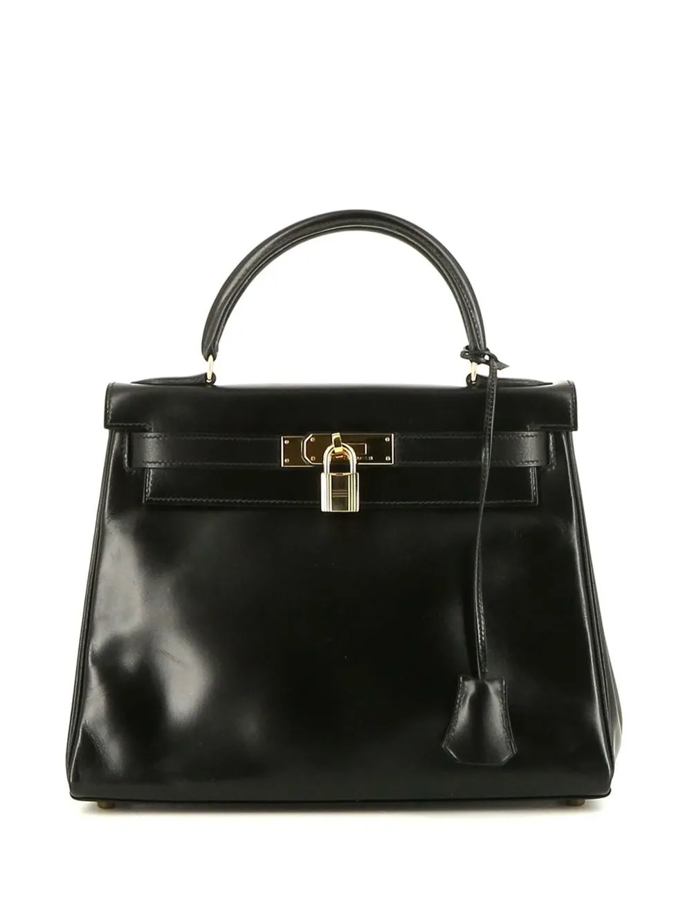 

Hermès pre-owned Kelly 28 two-way bag - Black