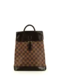 Louis Vuitton Pre-Owned Damier Ebène Soho backpack - Brown
