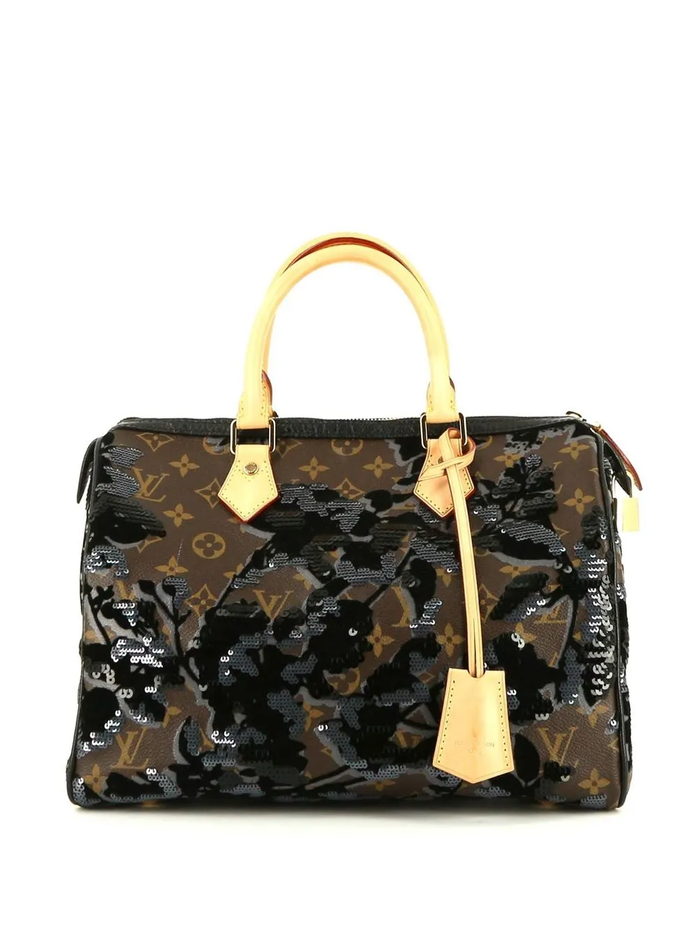 

Louis Vuitton pre-owned Fleurs de Jais Speedy handbag - Brown