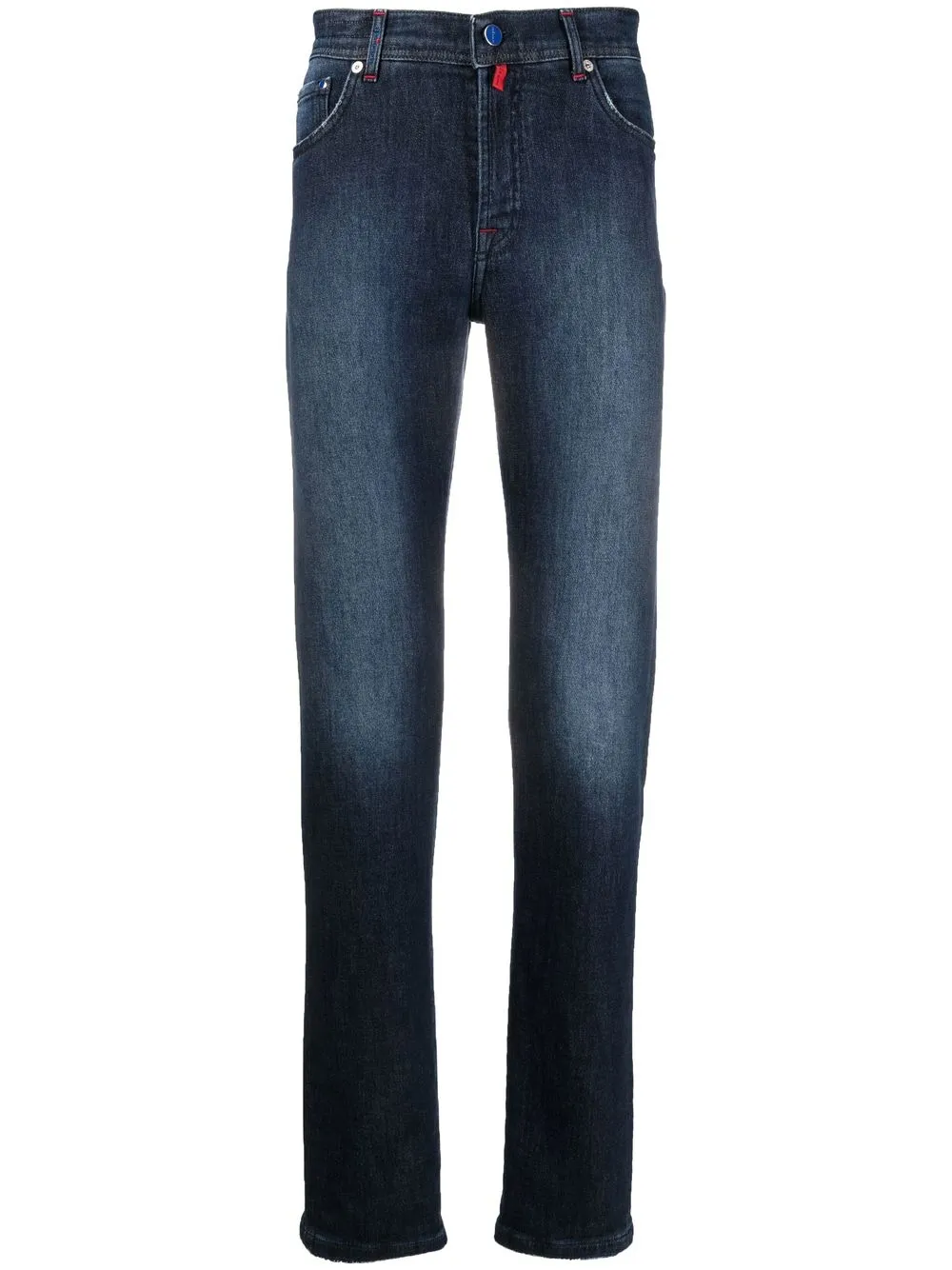 

Kiton dark-wash slim-fit jeans - Blue