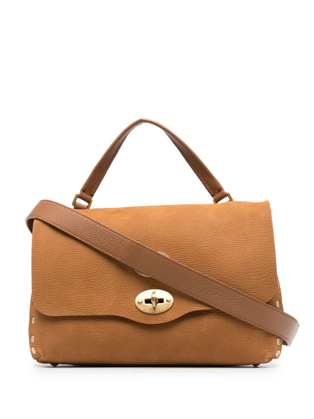 Zanellato Postina two-tone tote bag - Brown