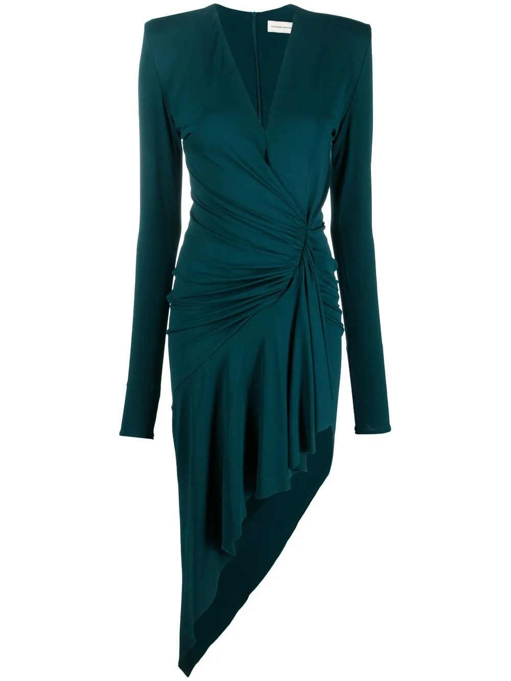 

Alexandre Vauthier ruffle-trimmed asymmetric dress - Green