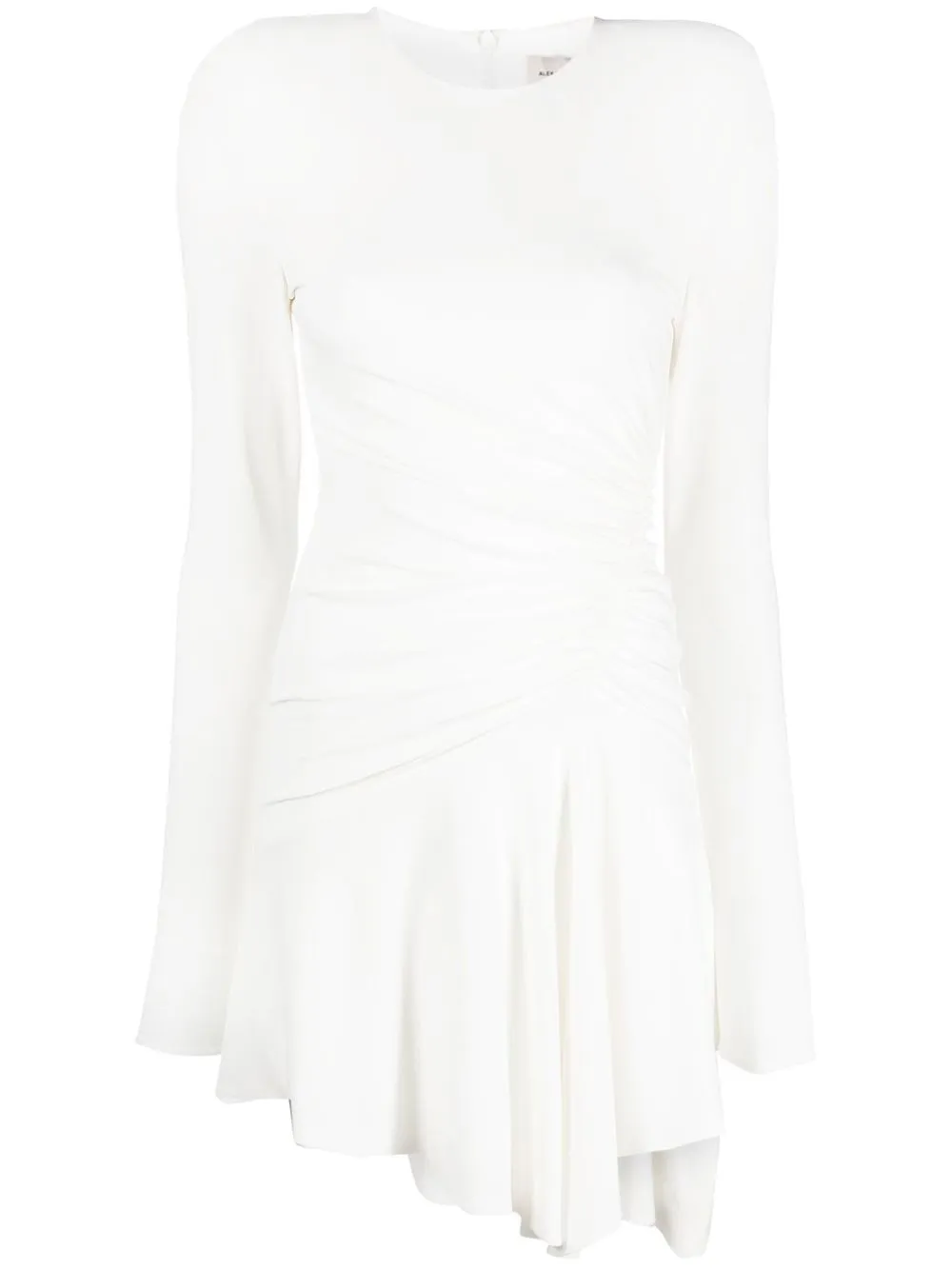 

Alexandre Vauthier draped asymmetric mini dress - White