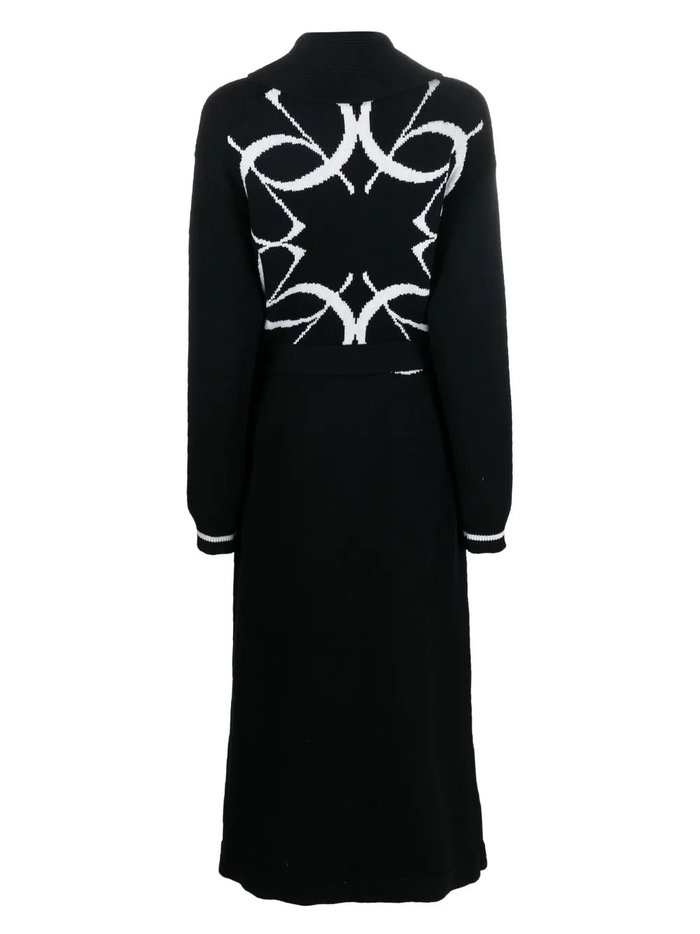 Elie Saab Intarsia vest Zwart