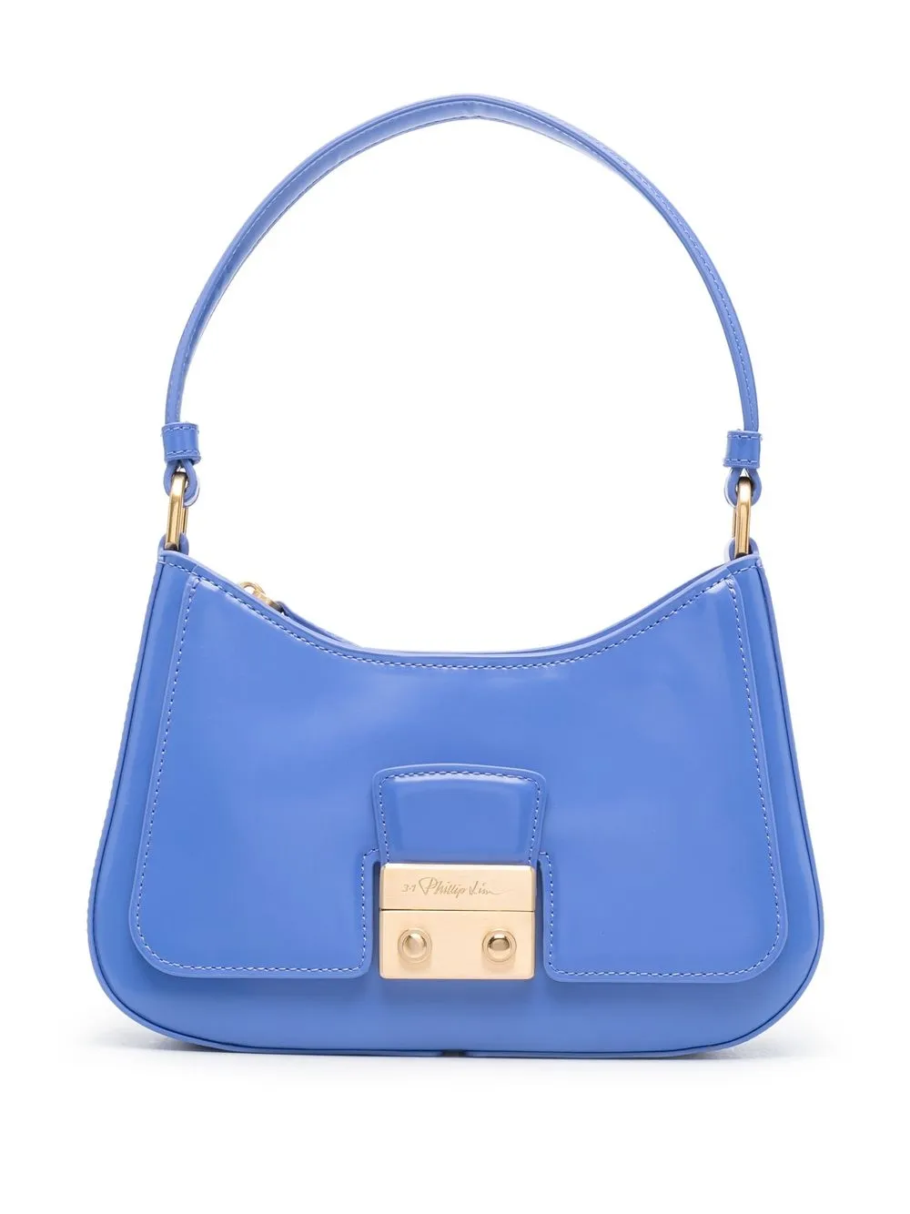 

3.1 Phillip Lim bolsa de hombro con detalle de hebilla - Azul