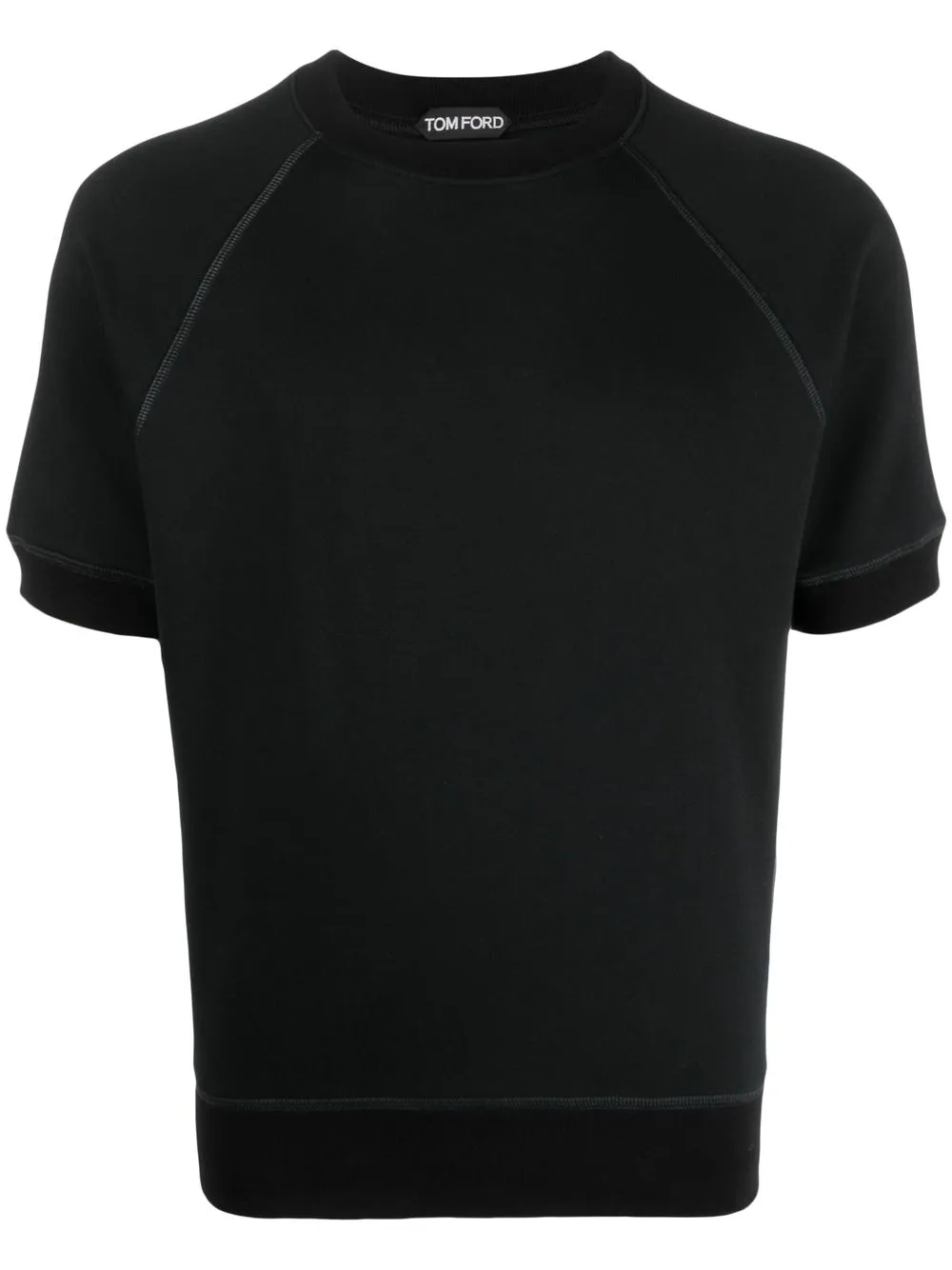 

TOM FORD playera estilo sudadera de manga corta - Negro