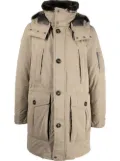 Moorer Teds padded duffle coat - Neutrals