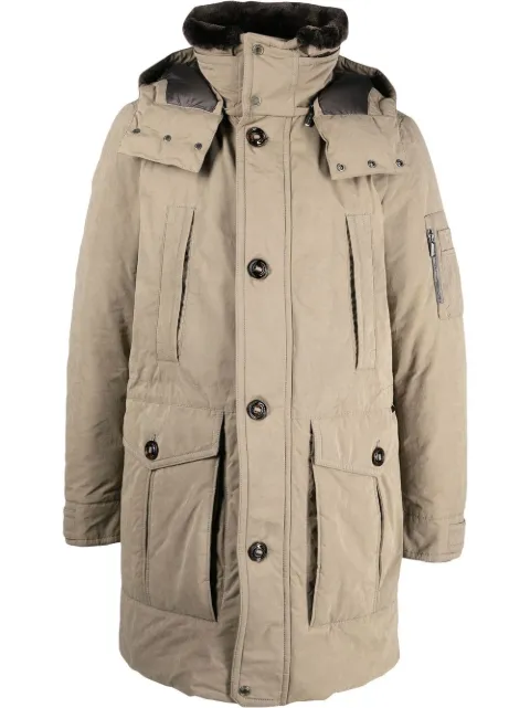 Moorer Teds padded duffle coat