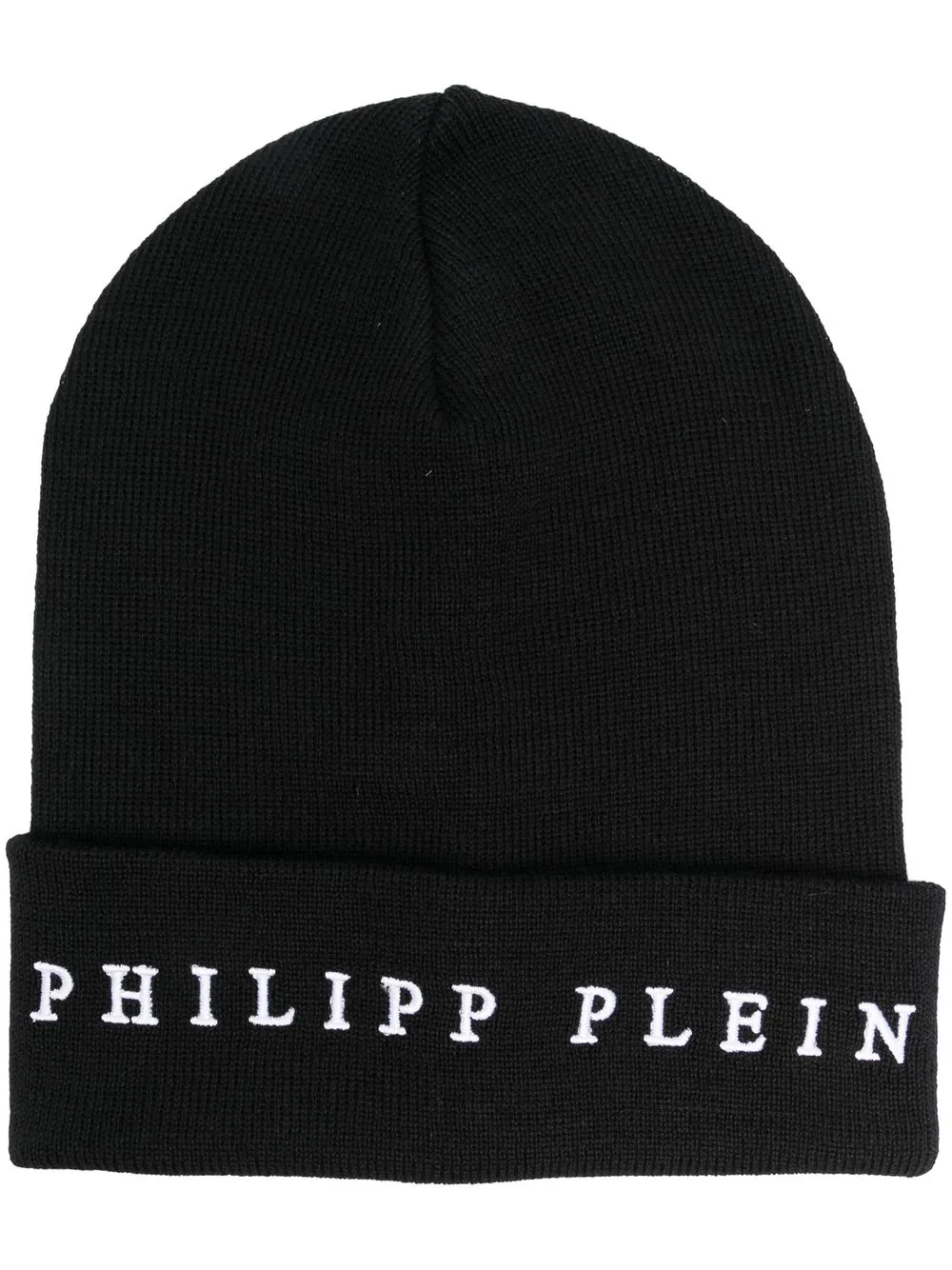 

Philipp Plein gorro con logo bordado - Negro