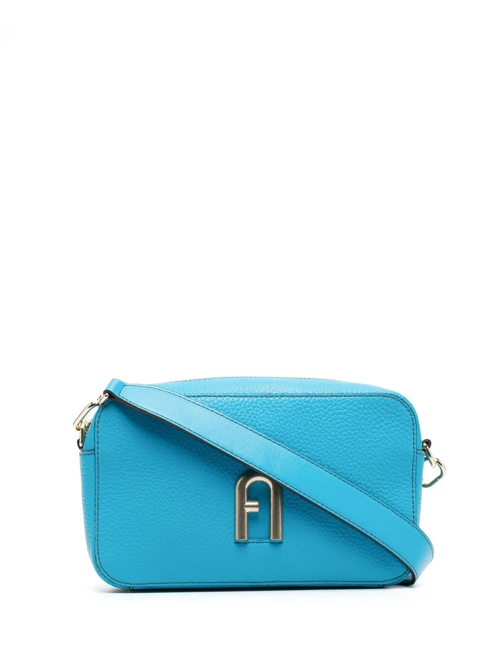 

Furla bolsa crossbody con placa del logo - Azul