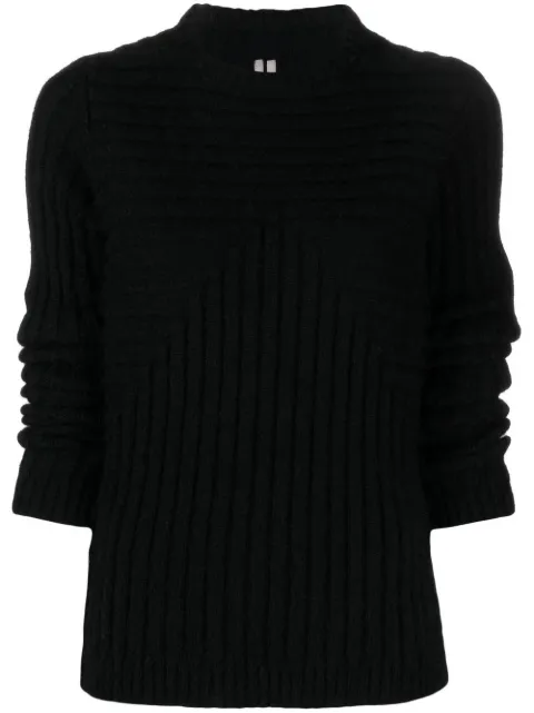 Rick Owens long-sleeve knitted top