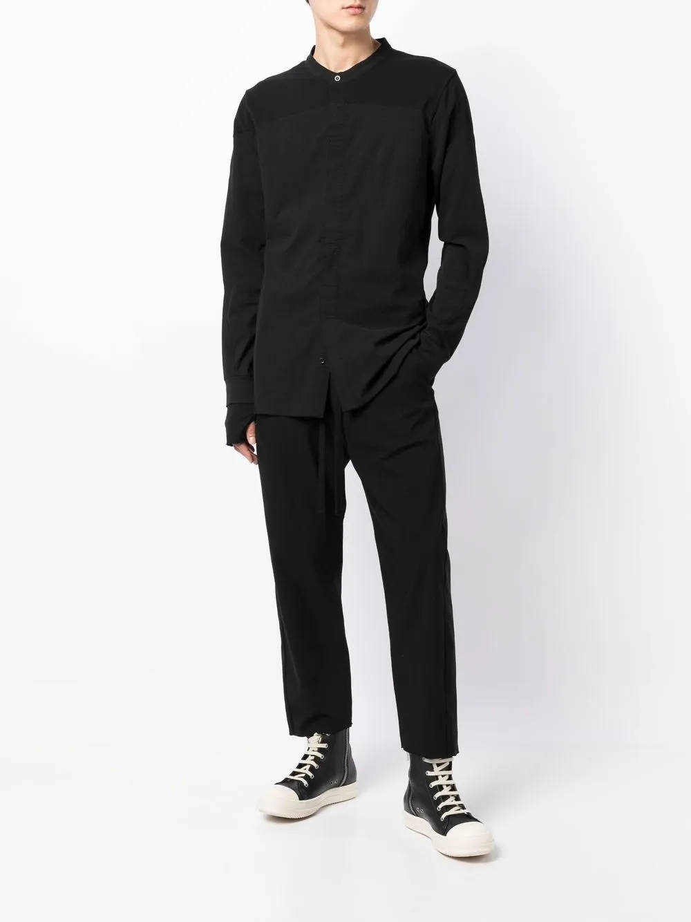 Thom Krom contrastpanel longsleeve Shirt Farfetch
