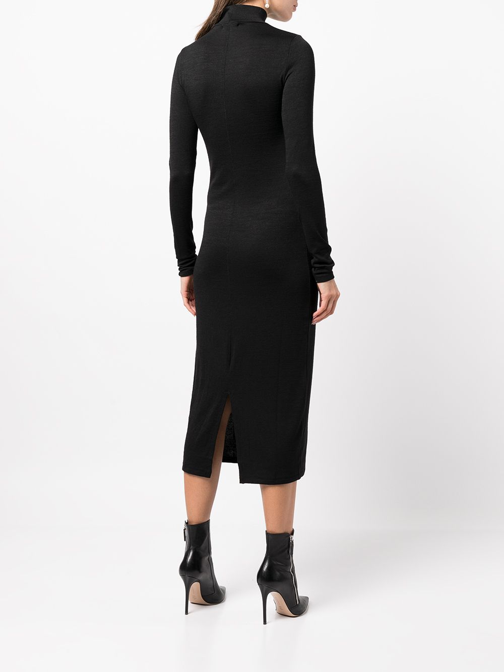 Roll neck jersey-knit dress, Dresses