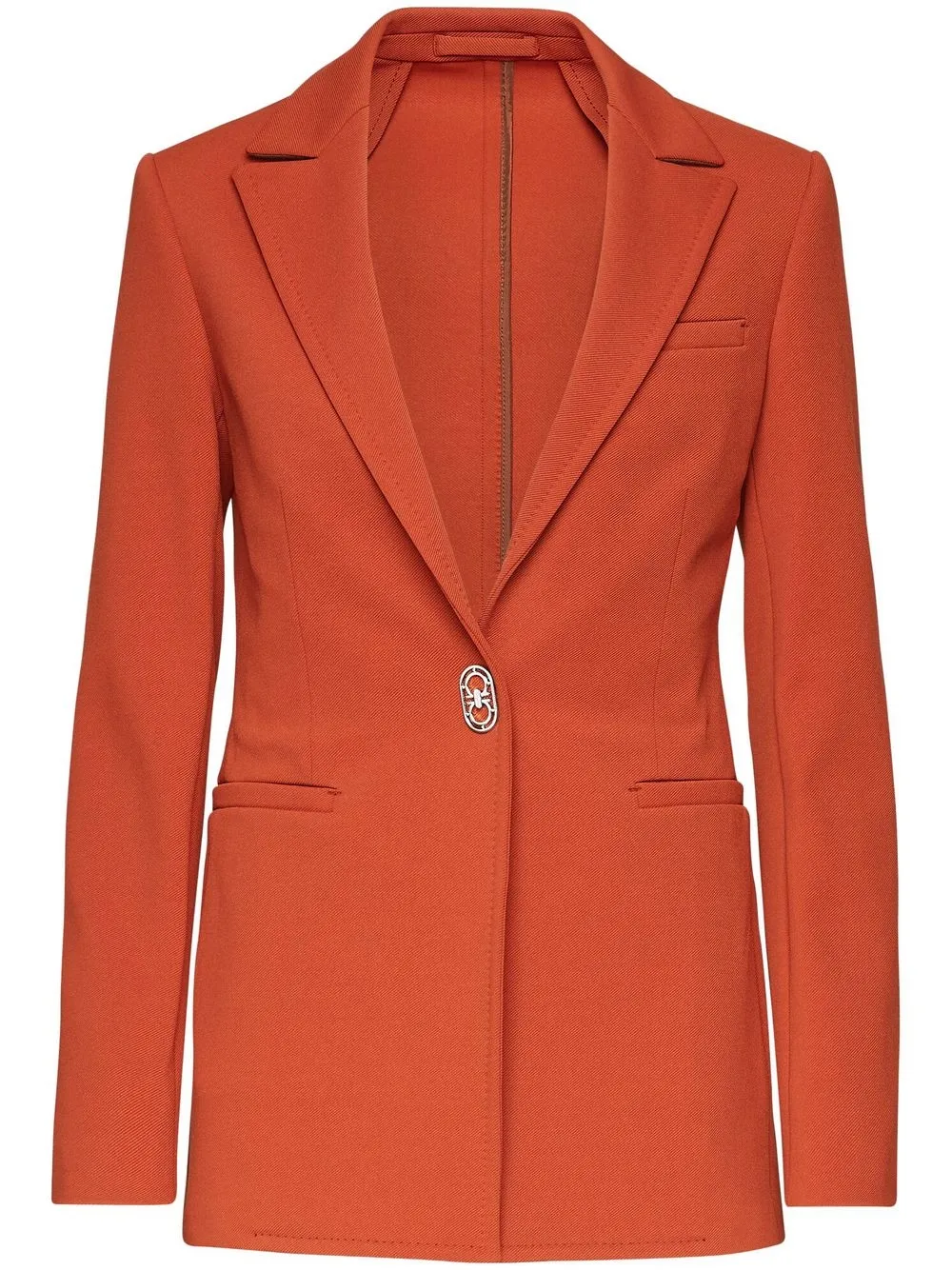 

Ferragamo Gancio-button blazer - Orange