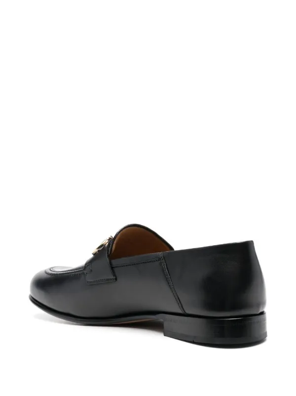Ferragamo 20mm Ottone Gancini-buckle Loafers | Black | FARFETCH