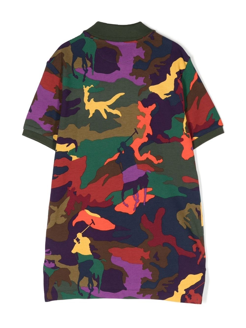 Ralph Lauren Kids Poloshirt met camouflageprint - Blauw