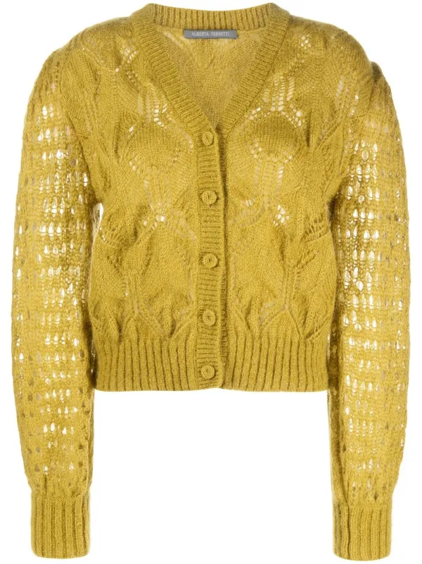 Alberta Ferretti V-neck Knitted 