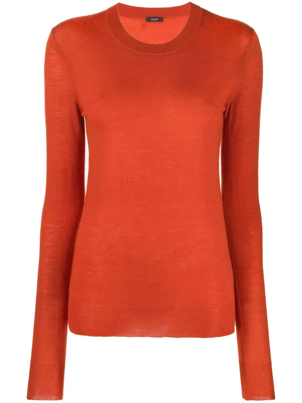 

JOSEPH crew-neck cashmere jumper - Orange