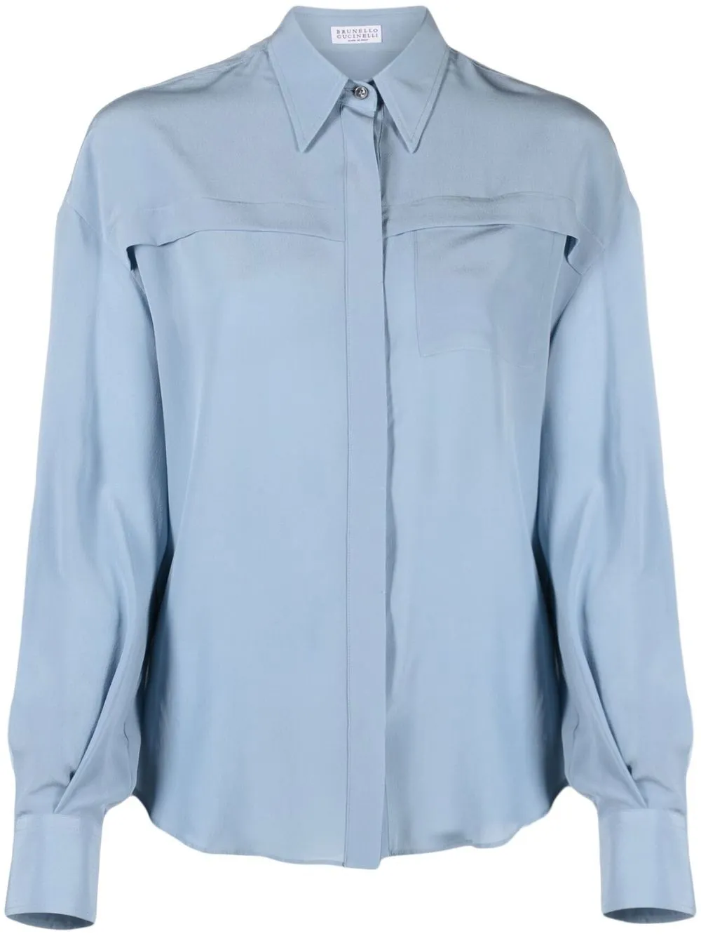 

Brunello Cucinelli button-front shirt - Blue