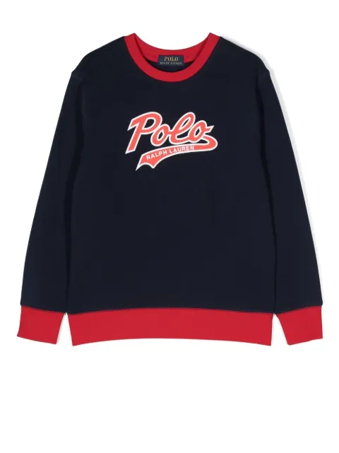 POLO RALPH LAUREN KIDS logo-print sweatshirt