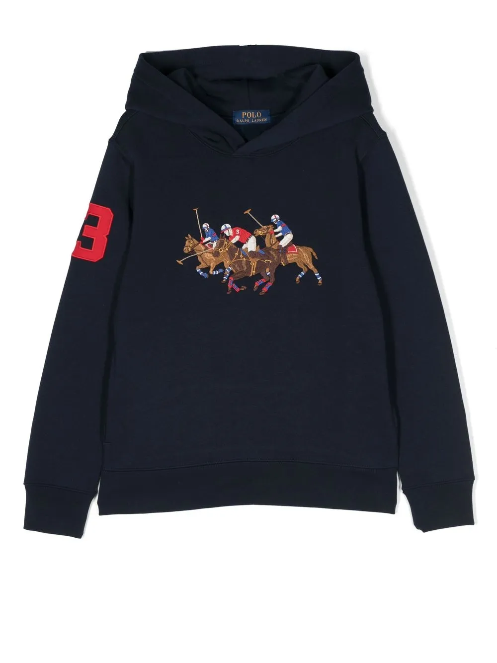 

Ralph Lauren Kids sudadera con logo bordado - Azul