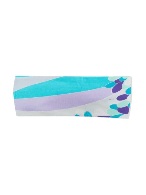 PUCCI Junior abstrcat-print headband