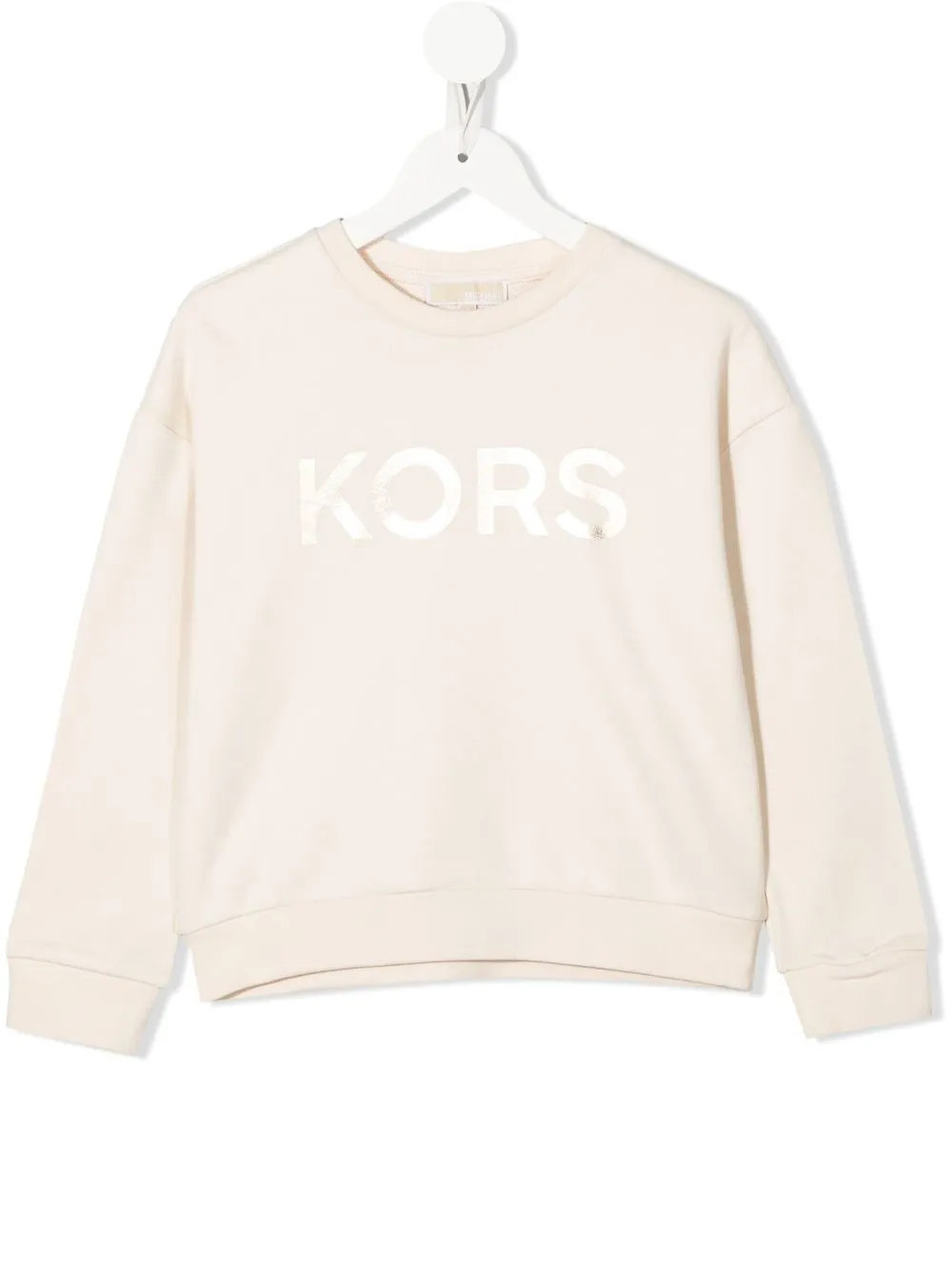 

Michael Kors Kids logo-print crew neck sweatshirt - Neutrals