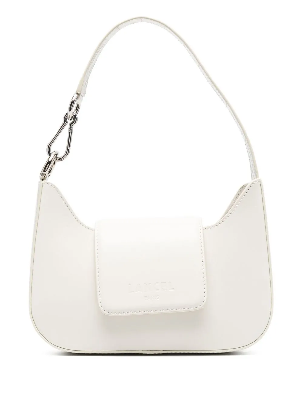 

Lancel foldover leather shoulder bag - Neutrals