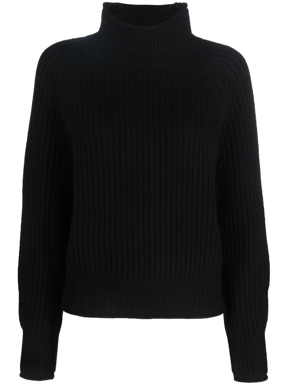 

Allude suéter de cachemira con cuello falso - Negro