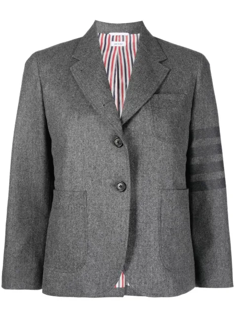 Thom Browne check-pattern single-breasted blazer