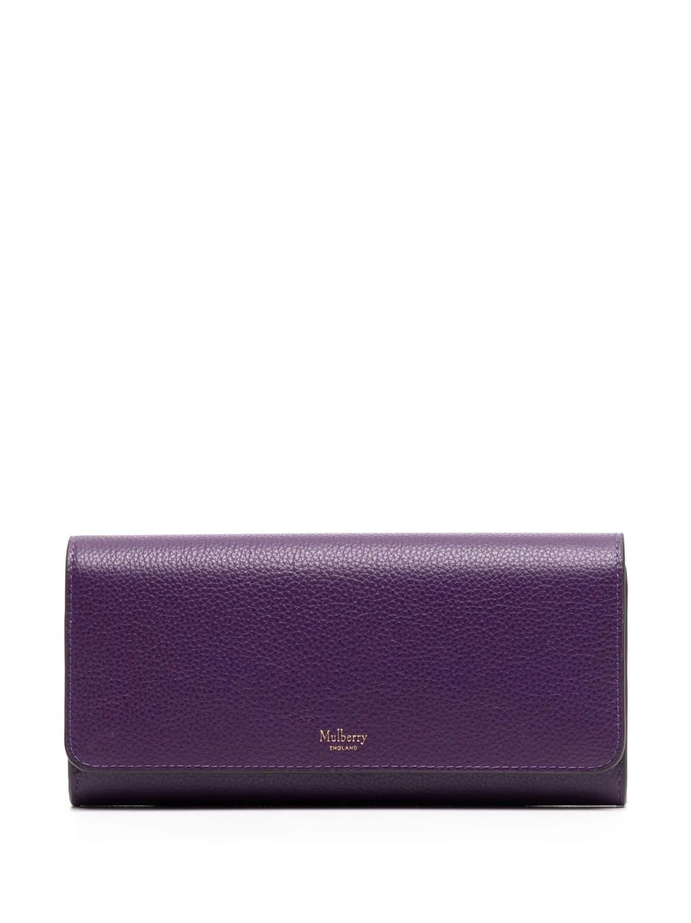 

Mulberry Continental grained leather wallet - Purple