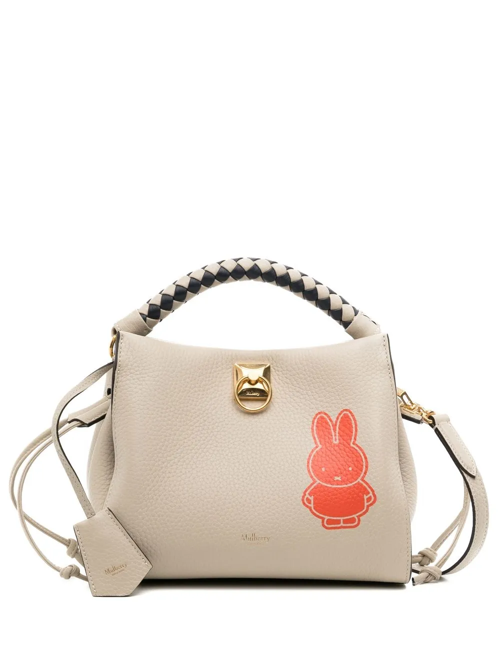 

Mulberry x Miffy Small Iris Silky Calf Grain bag - Brown