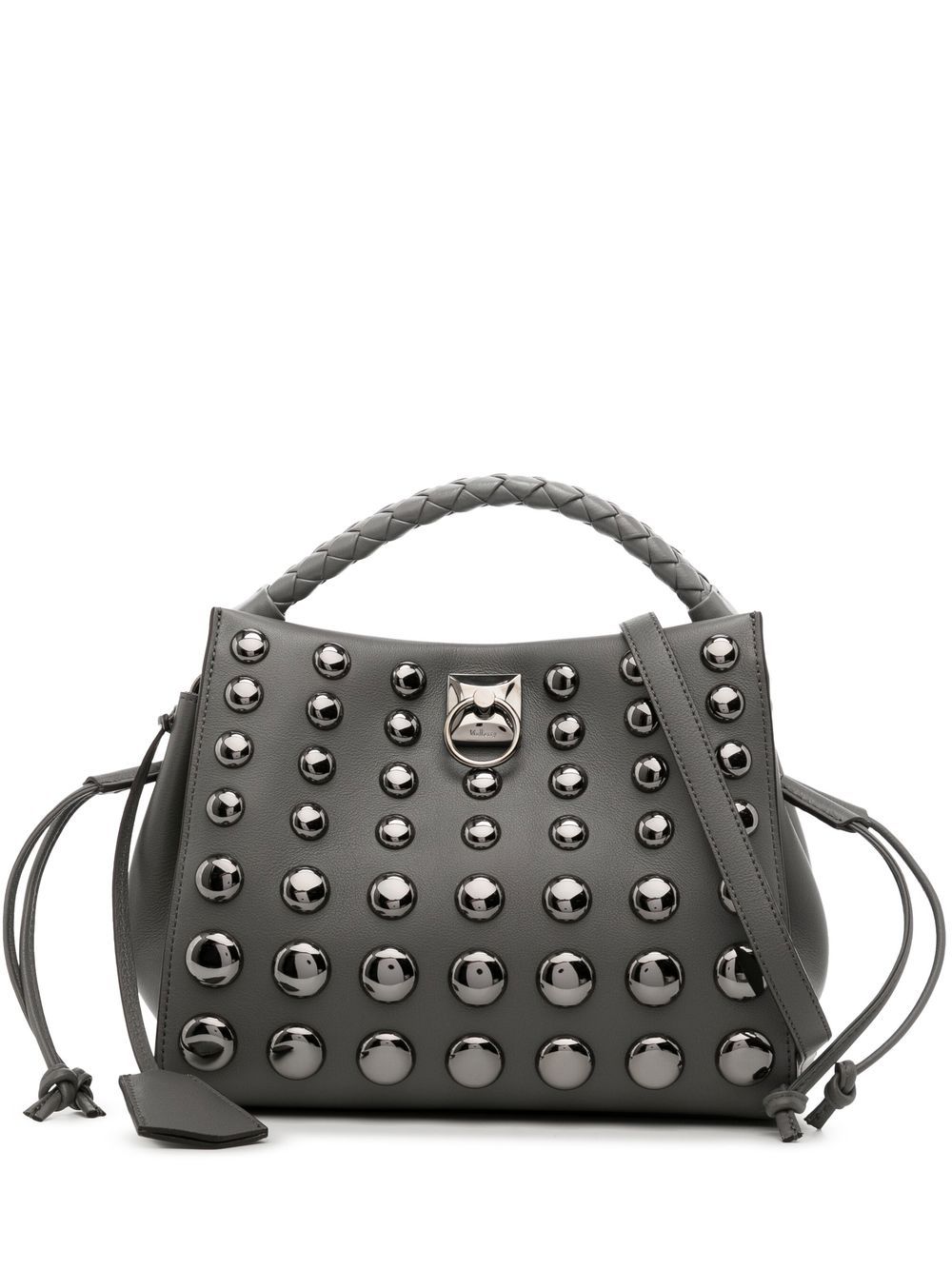 

Mulberry small Iris studded tote bag - Grey