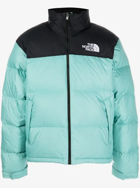 The North Face embroidered-logo padded jacket