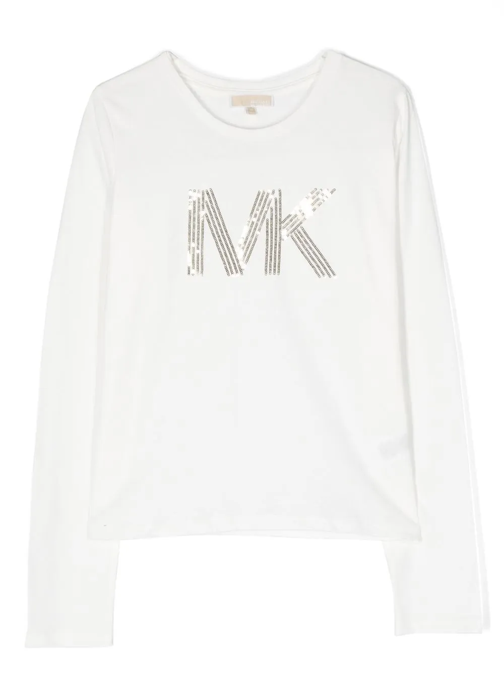 

Michael Kors Kids TEEN monogram long-sleeve T-shirt - White