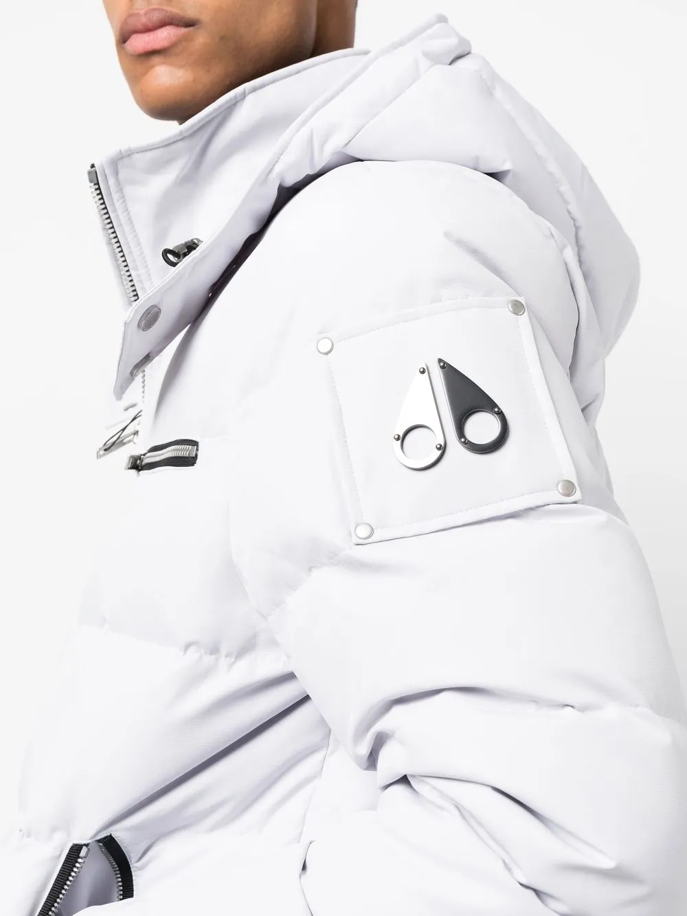 moose knuckle coat logo