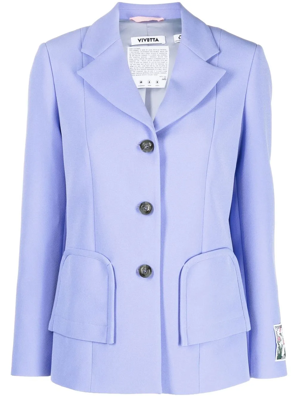 

Vivetta blazer con botones - Morado