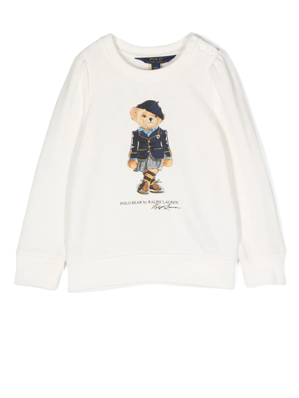 

Ralph Lauren Kids Polo Bear long-sleeve sweatshirt - White