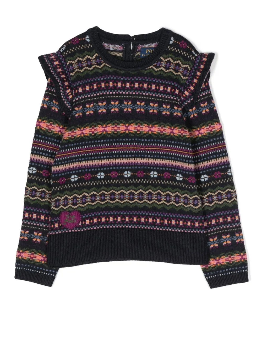 Image 1 of Ralph Lauren Kids fair-isle knit jumper