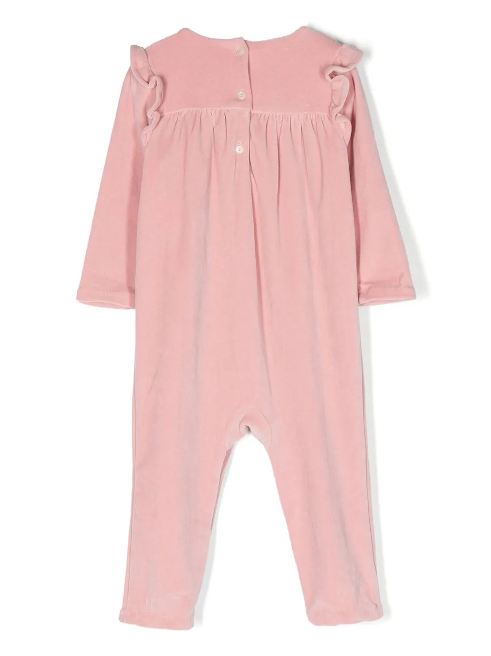 Ralph Lauren Kids Romper met ruches - Roze
