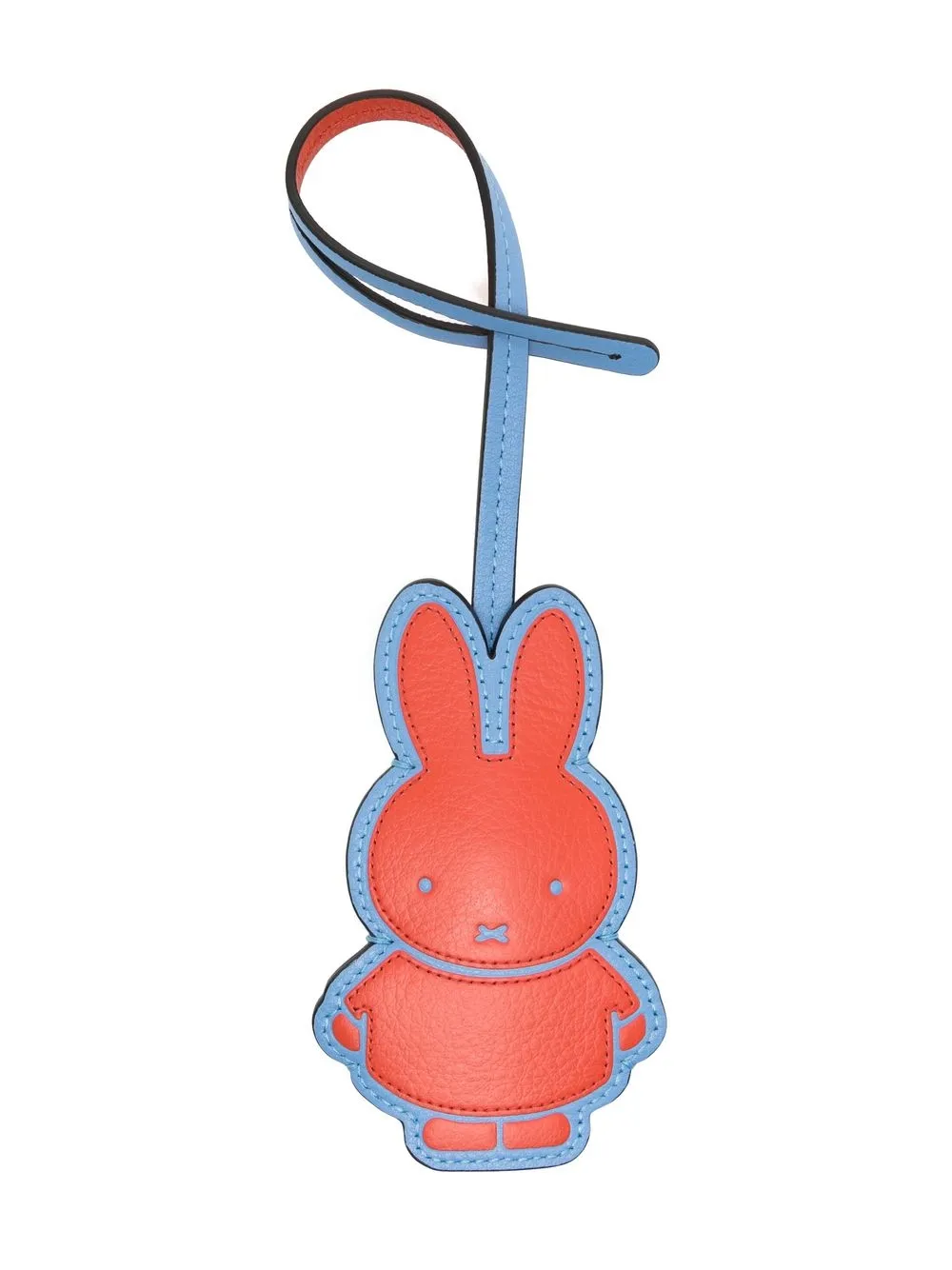

Mulberry x Miffy leather key fob - Blue