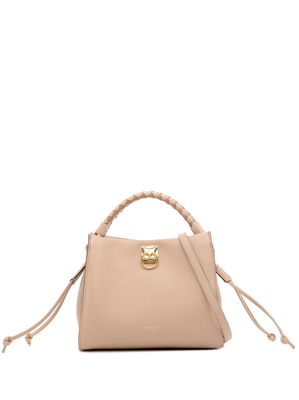 

Mulberry Iris leather logo-print bag - Neutrals