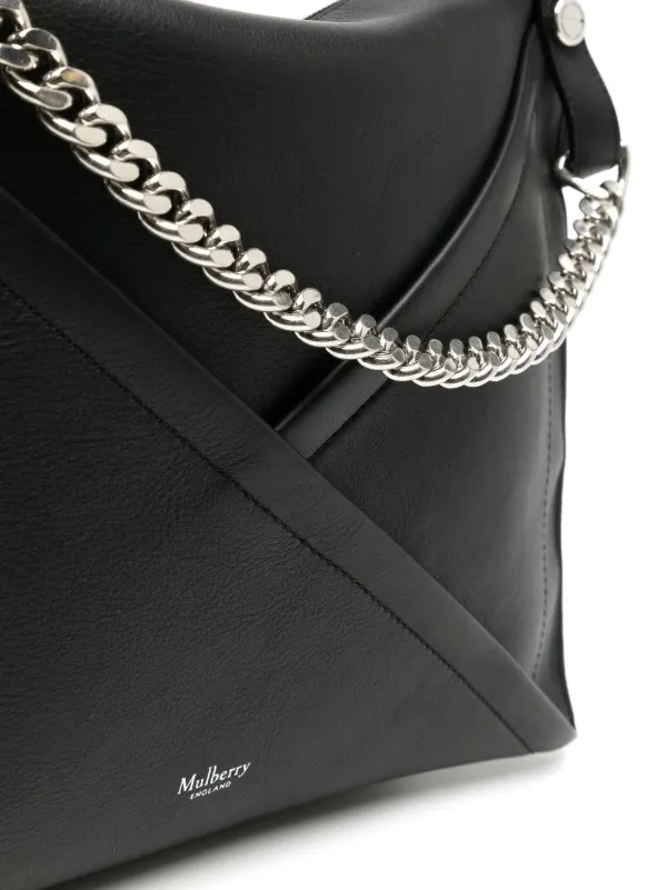 【Mulberry】ショルダーバッグ Mulberry M-Zipped Matte Bag | Black | FARFETCH