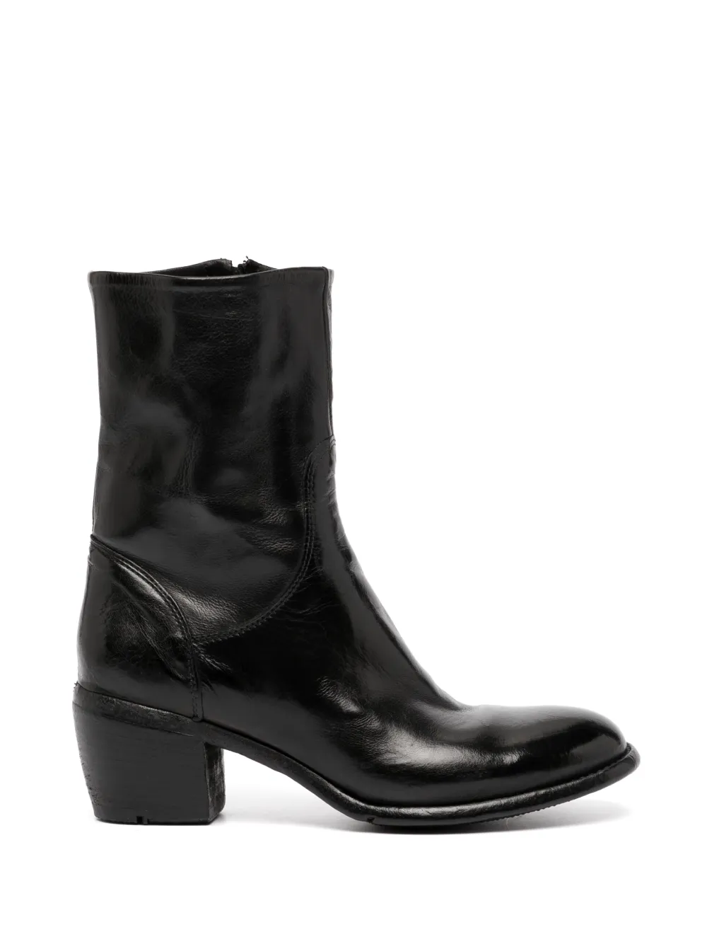 Madison.Maison Enkellaarzen met ritssluiting Zwart